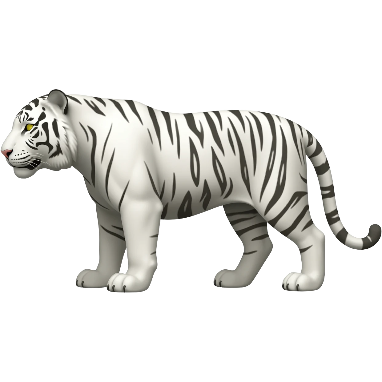 White tiger emoji