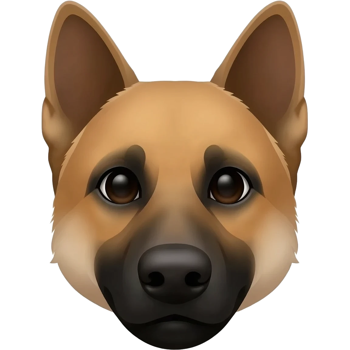 cane lupo cecoslovacco mix pastore tedesco solo viso emoji