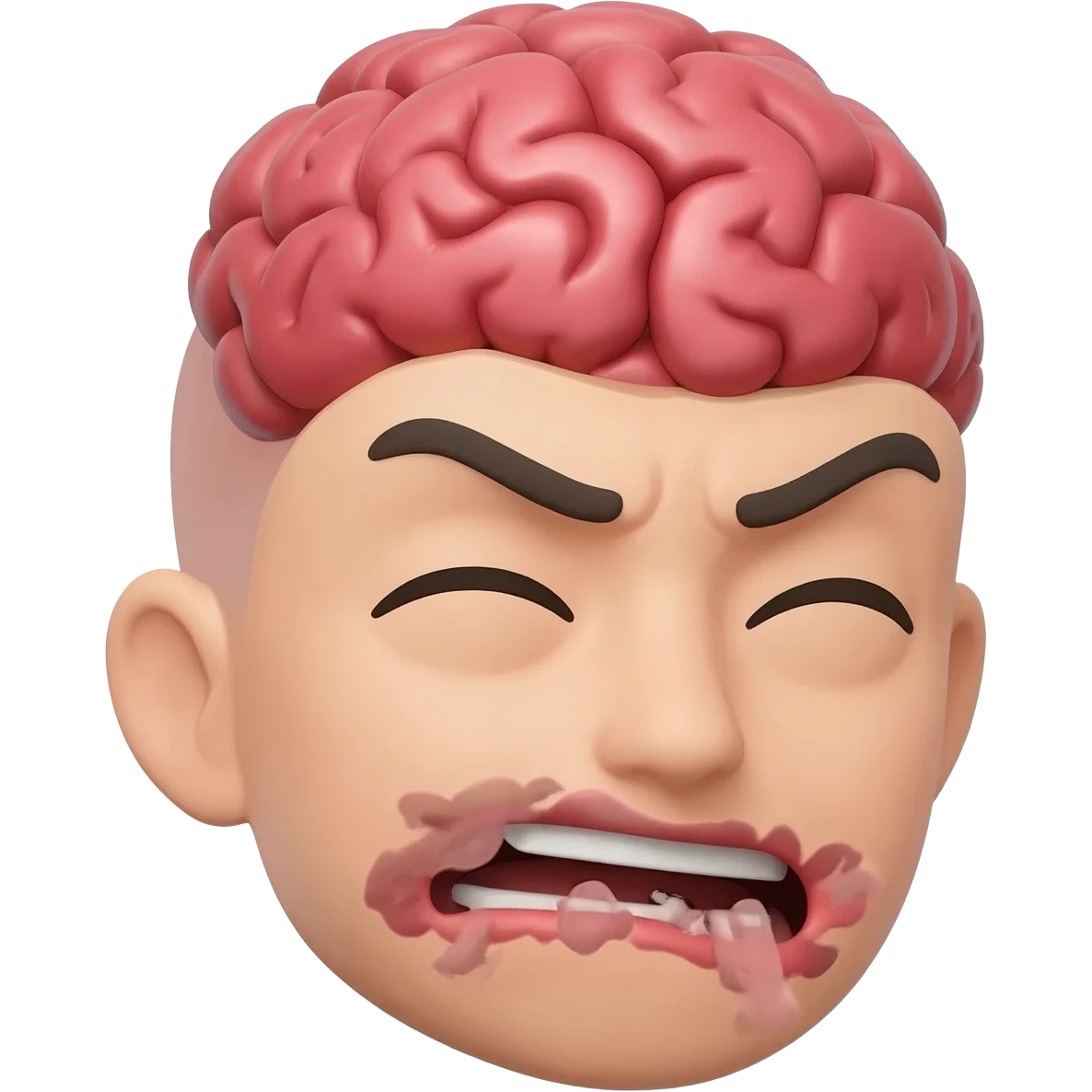 blowing my brains out in frustration emoji