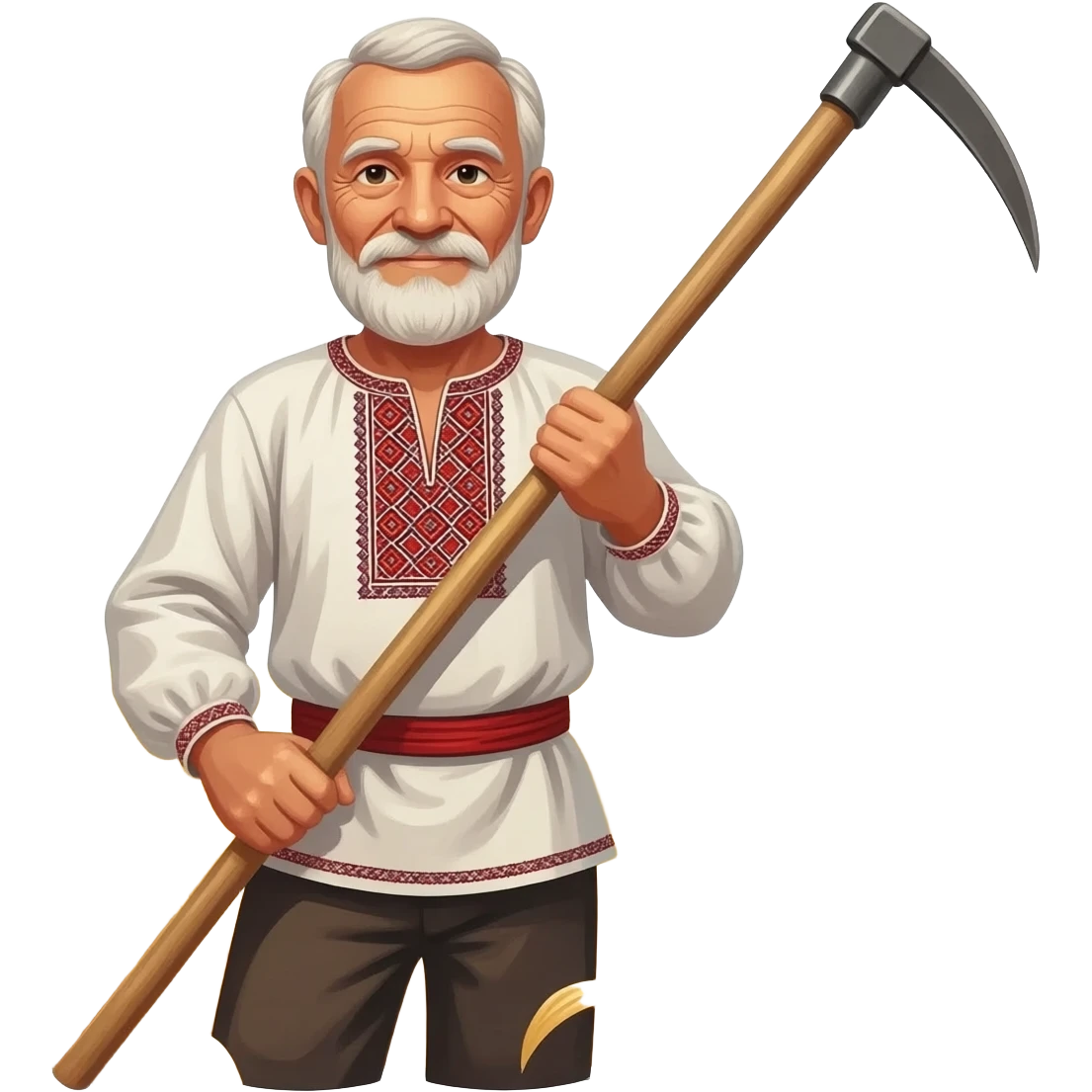 old ukranian Farmer emoji