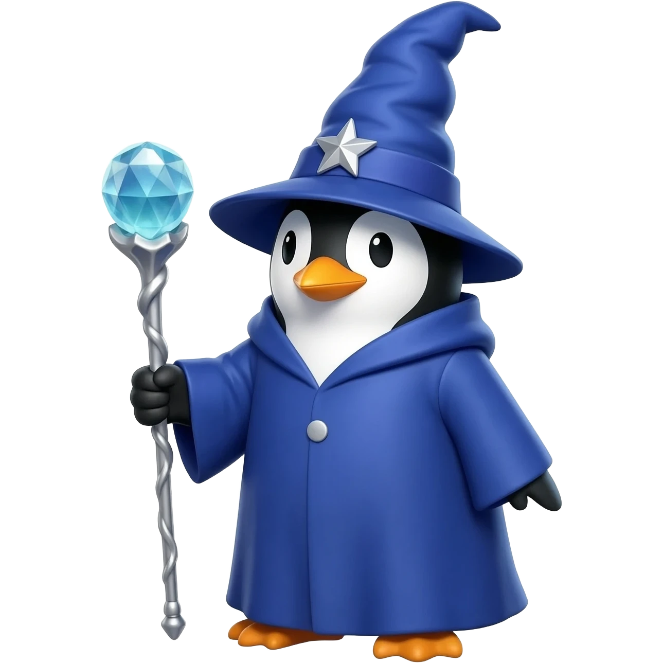 Penguin Wizard emoji
