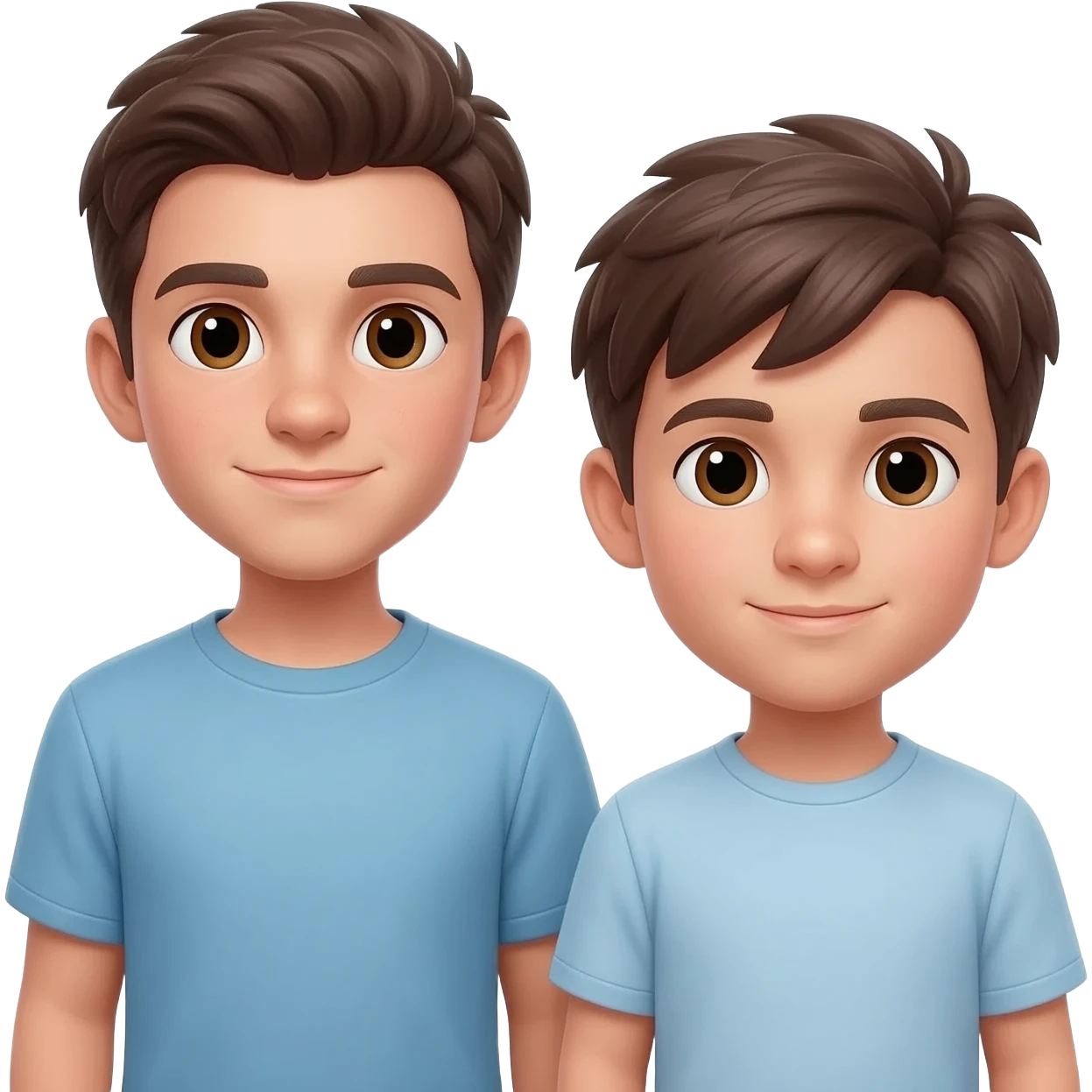 Big brother with small brother emoji