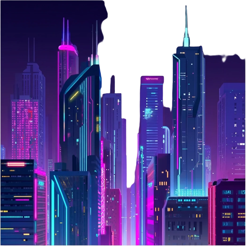 Futuristic technological cyberpunk emoji