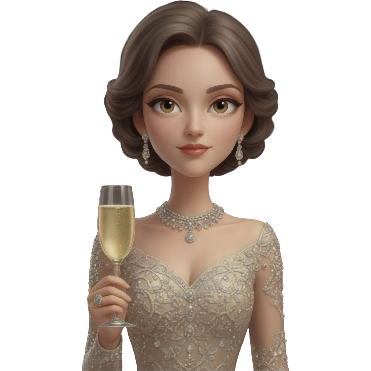 gala woman night emoji