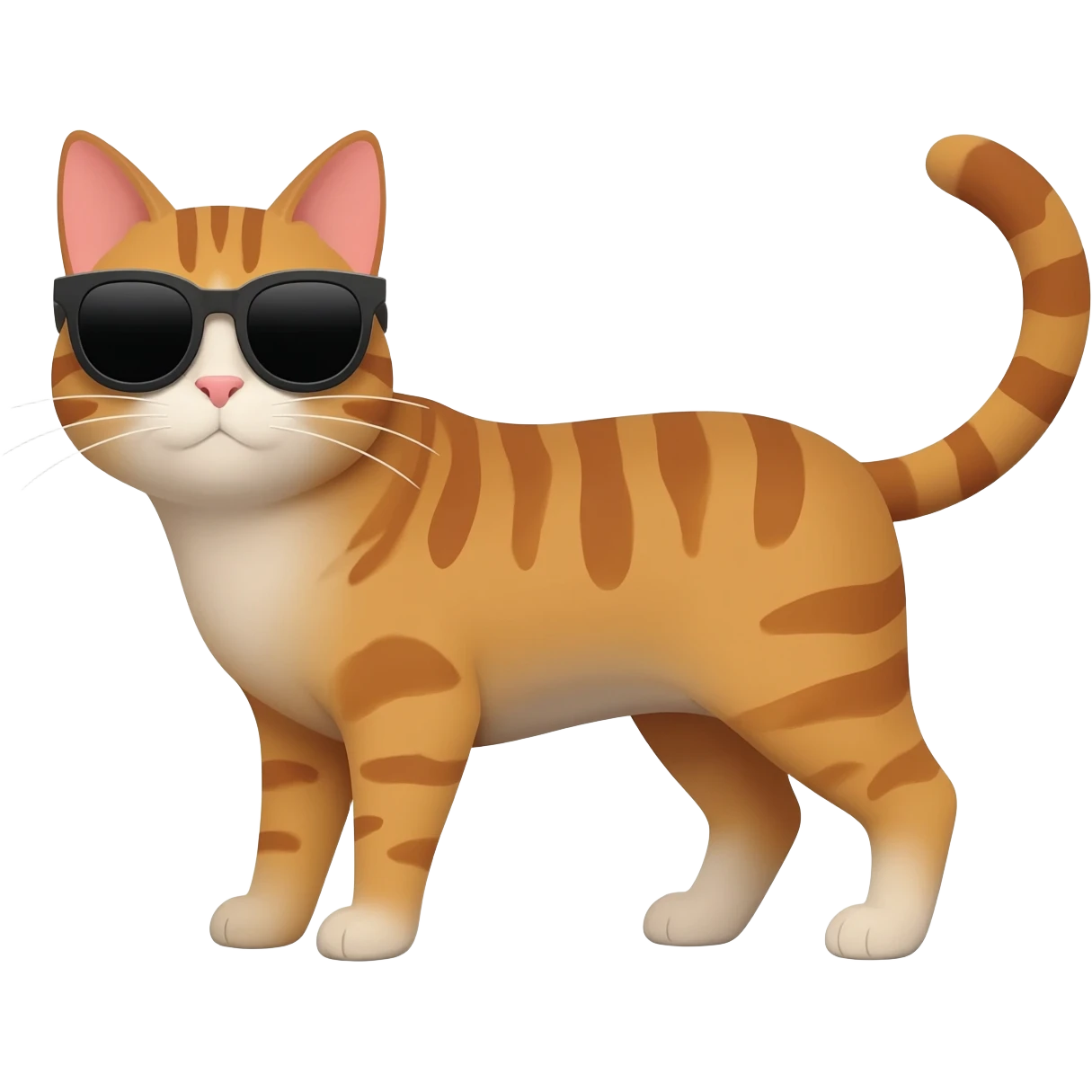 Cat wearing sunglasses emoji