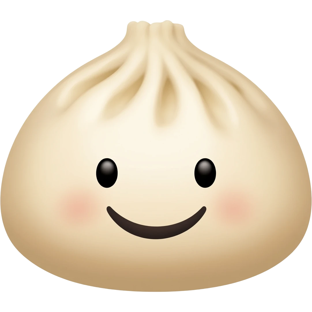 a smiling bao emoji