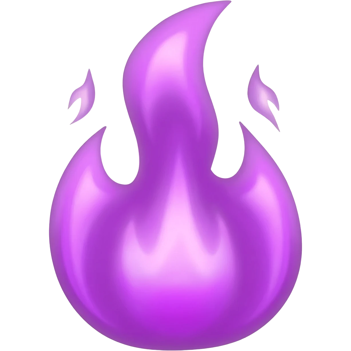 purple flame emoji