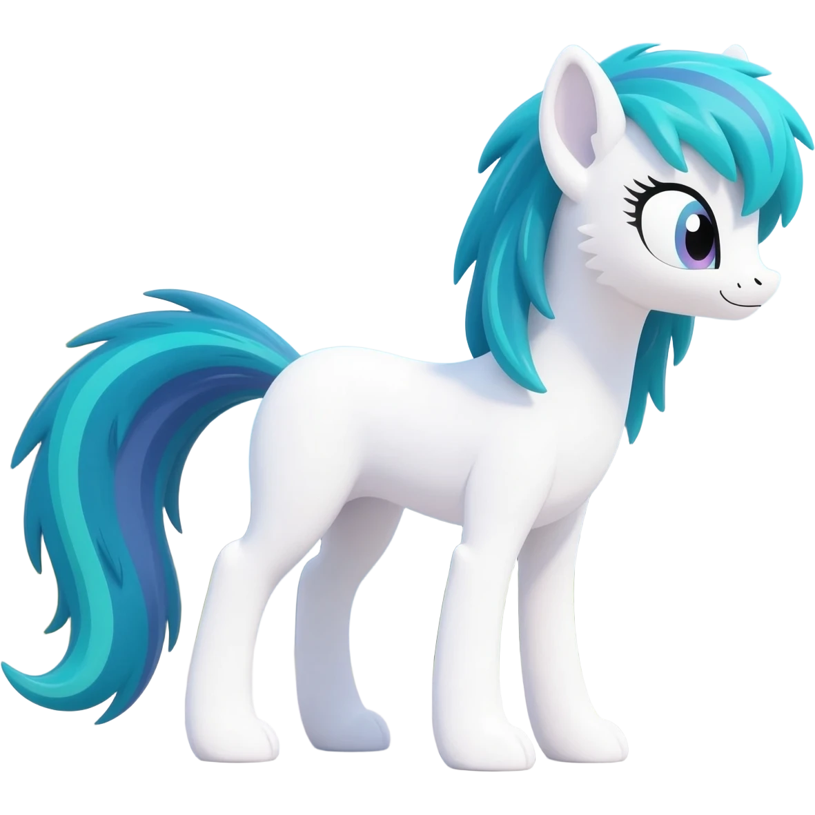 White badass elegant wild beautiful natural cute badass epic anthro modern albino sergal-vernid-creature with cyan mane with cyan edgy stripes, full body, blue pretty hair, outside, modern, aesthetic, art by LiLaiRa, art by art by Falvie emoji