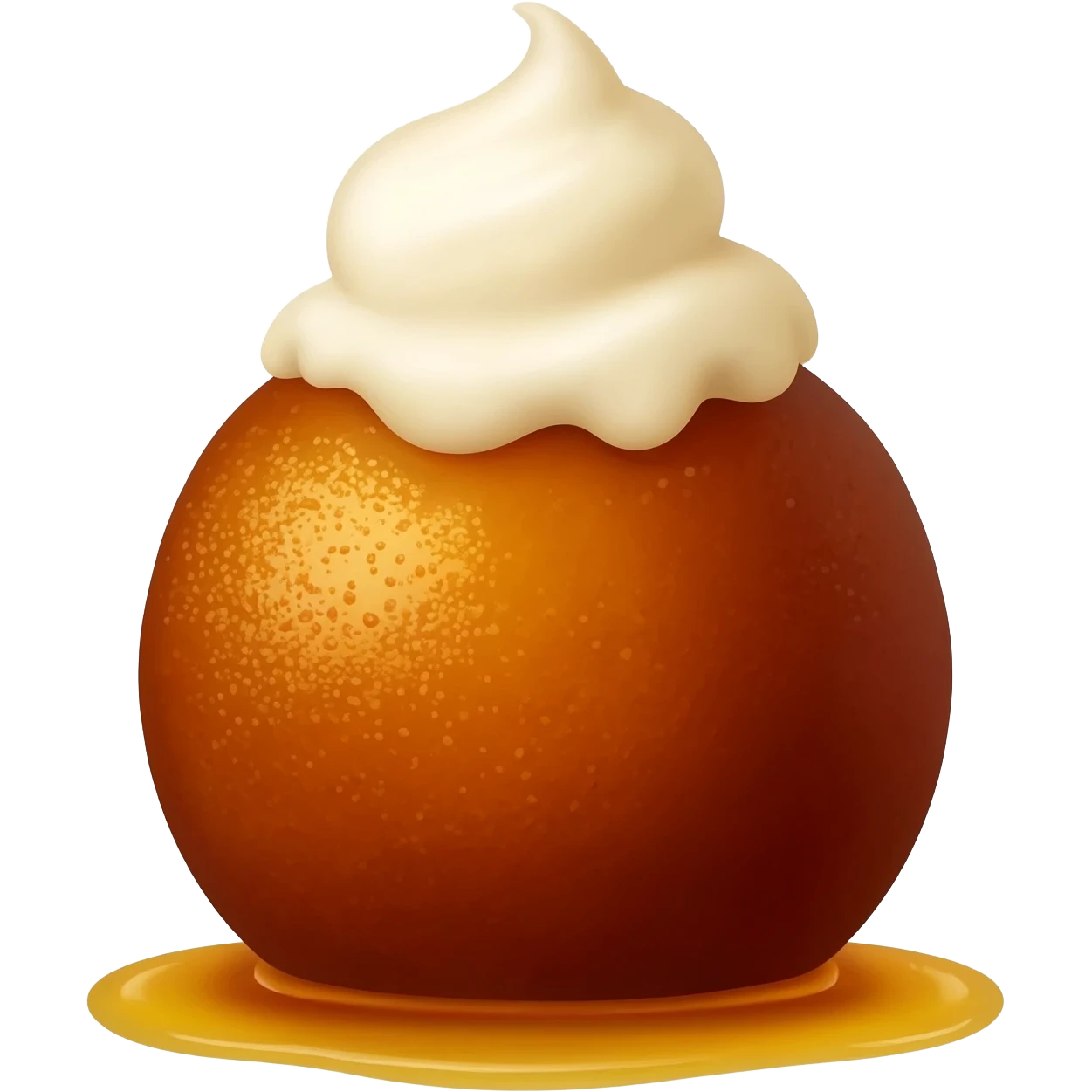 Gulab jamun with icecream emoji