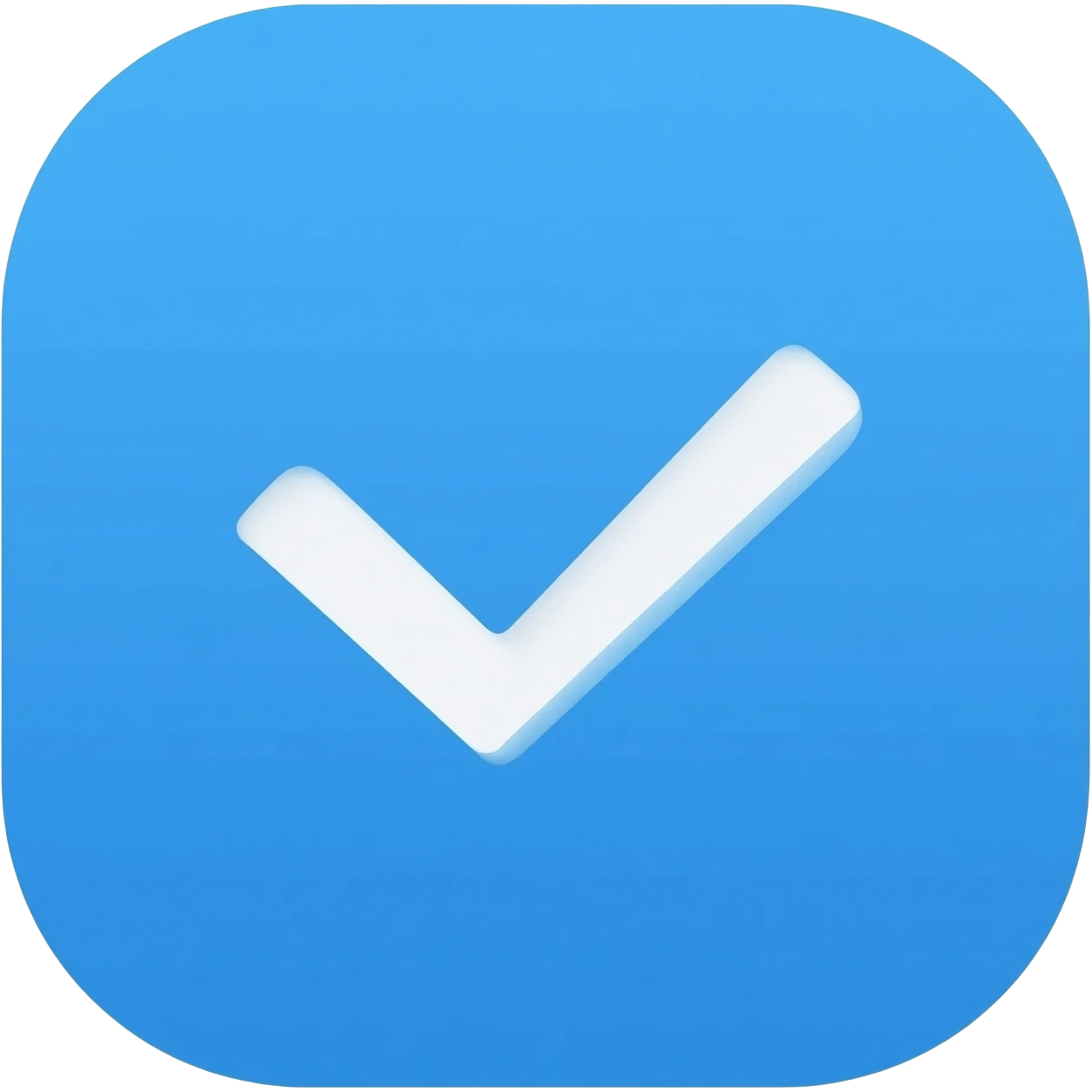 Синюю галочку как в телеграмме emoji