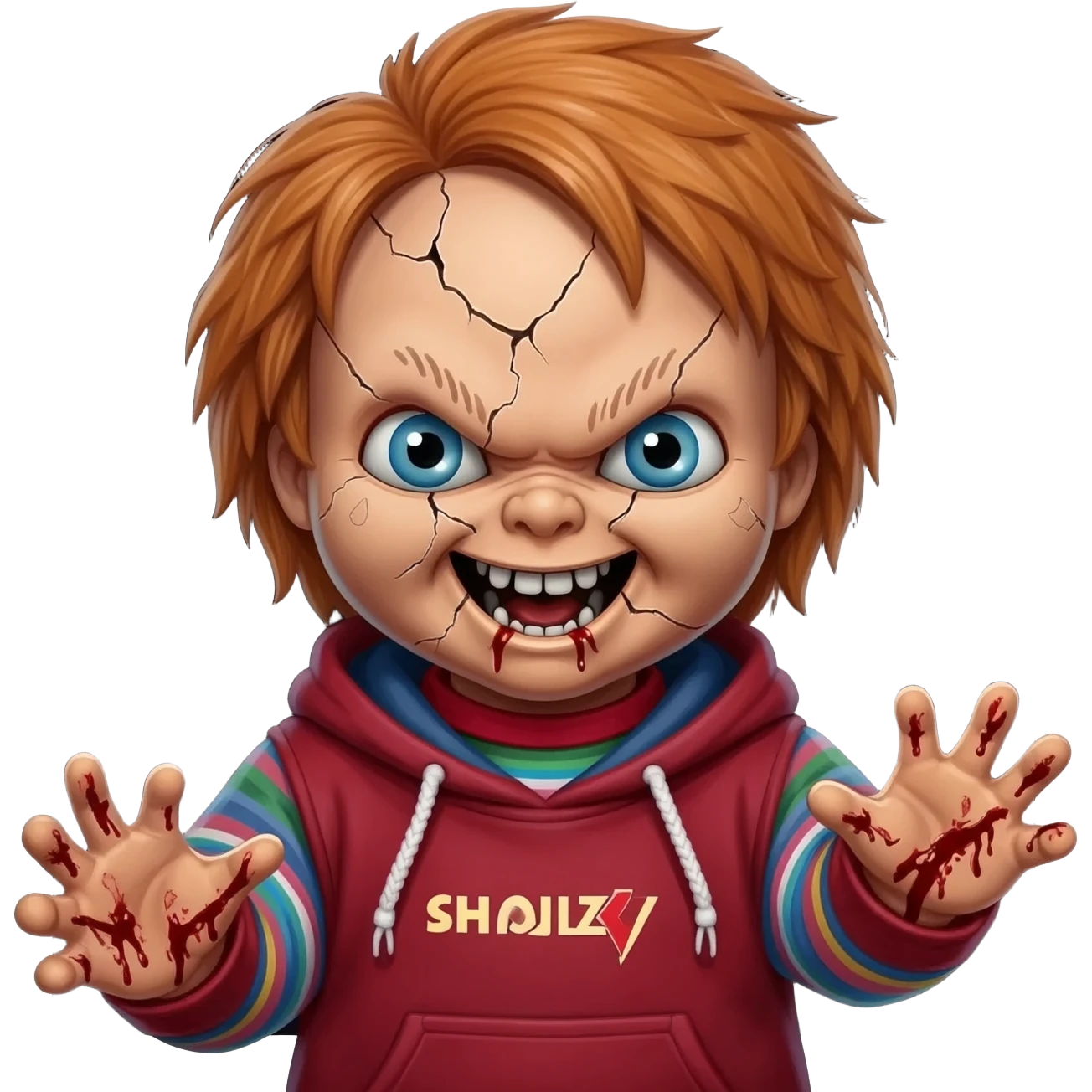 Un emojin de chuky emoji