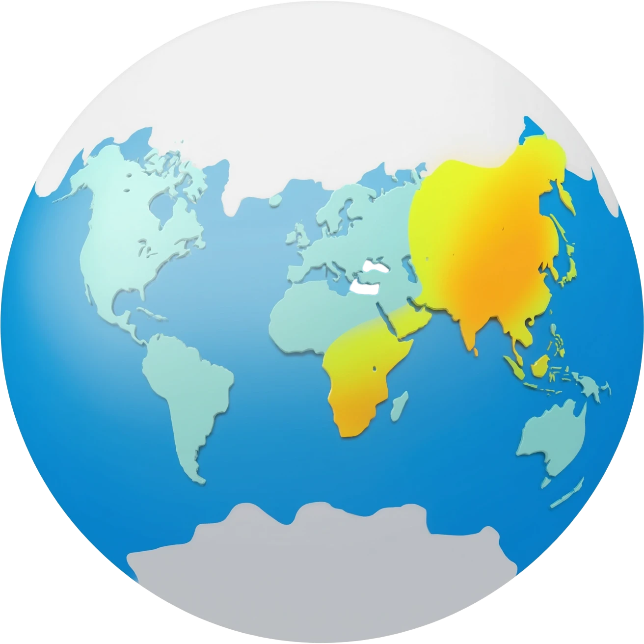 A realestic Climate Map emoji