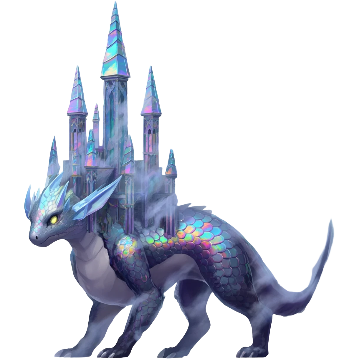 Epic complex detailed aesthetic-scenic-Fakémon-creature emoji