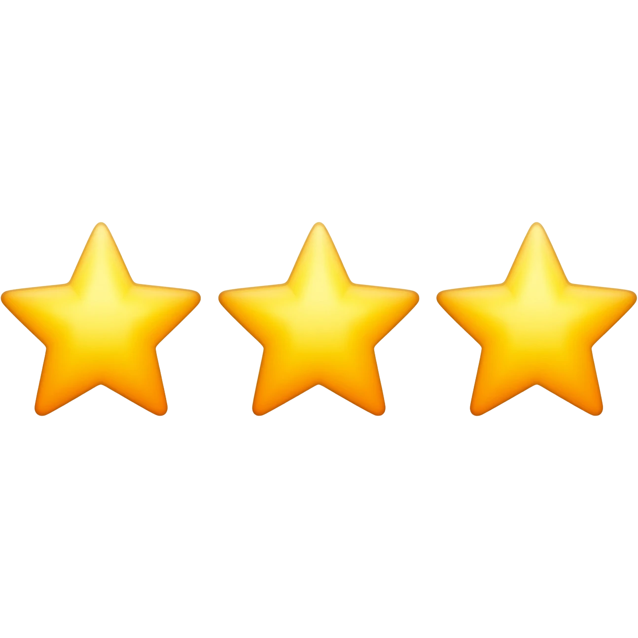 3 stars emoji