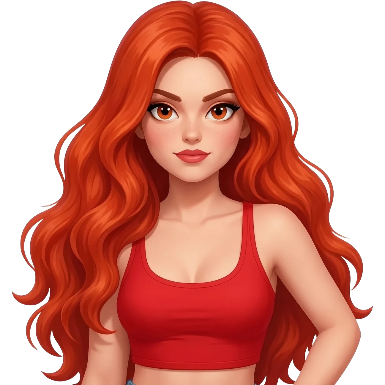 Spicy girl emoji