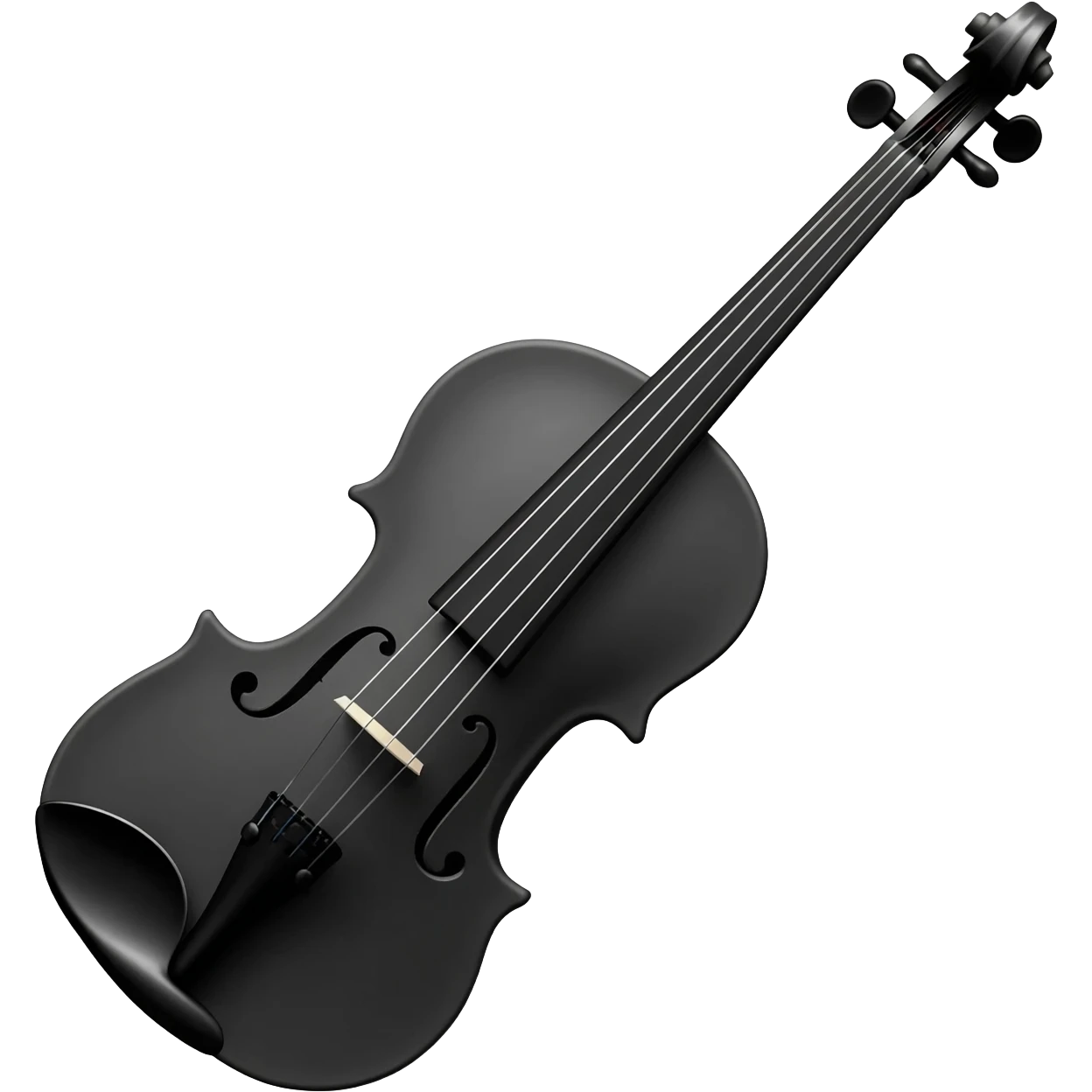 Black violin emoji