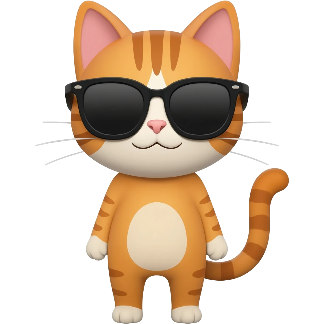 Cat wearing sunglasses emoji