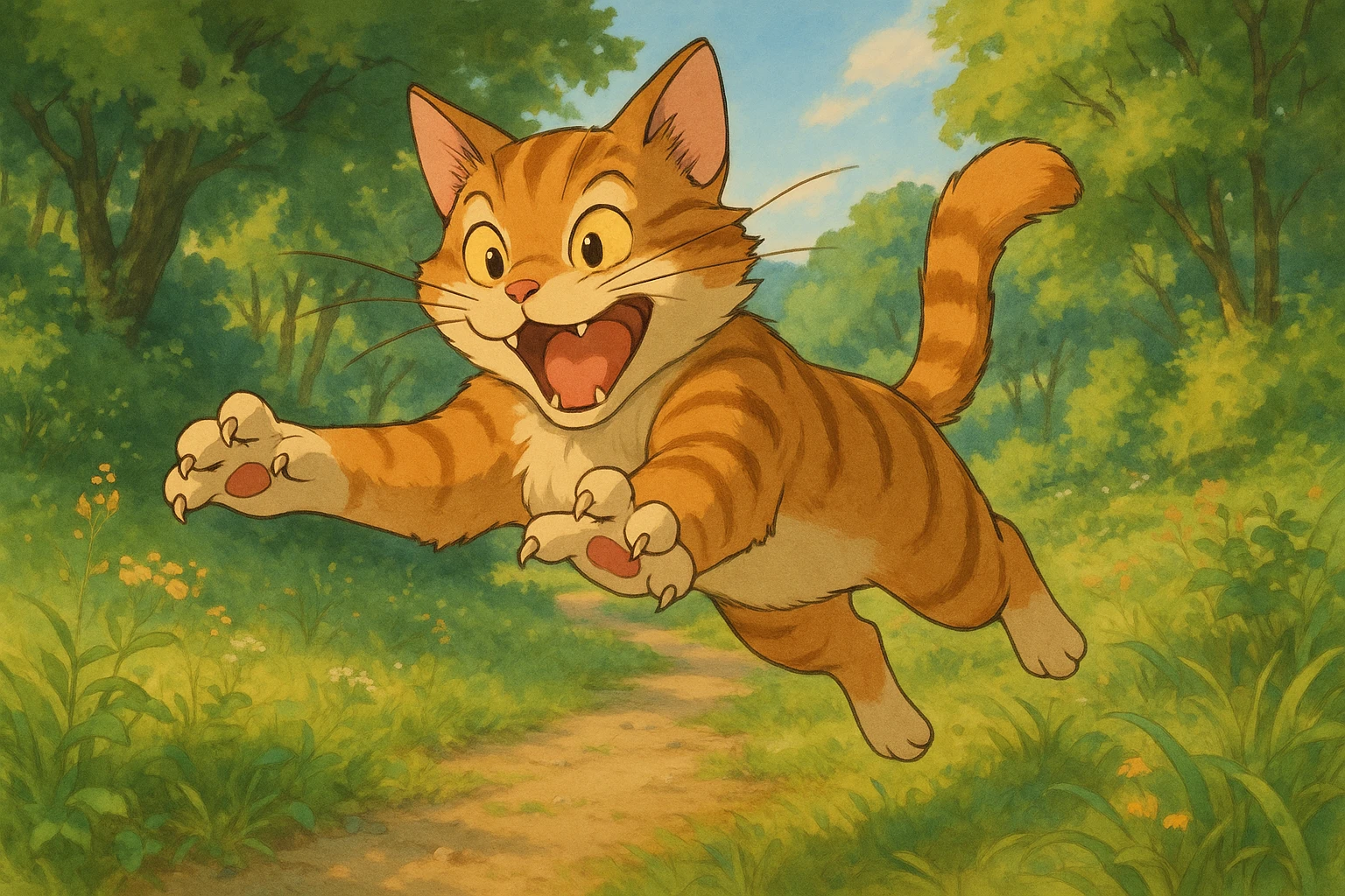 cat attack emoji