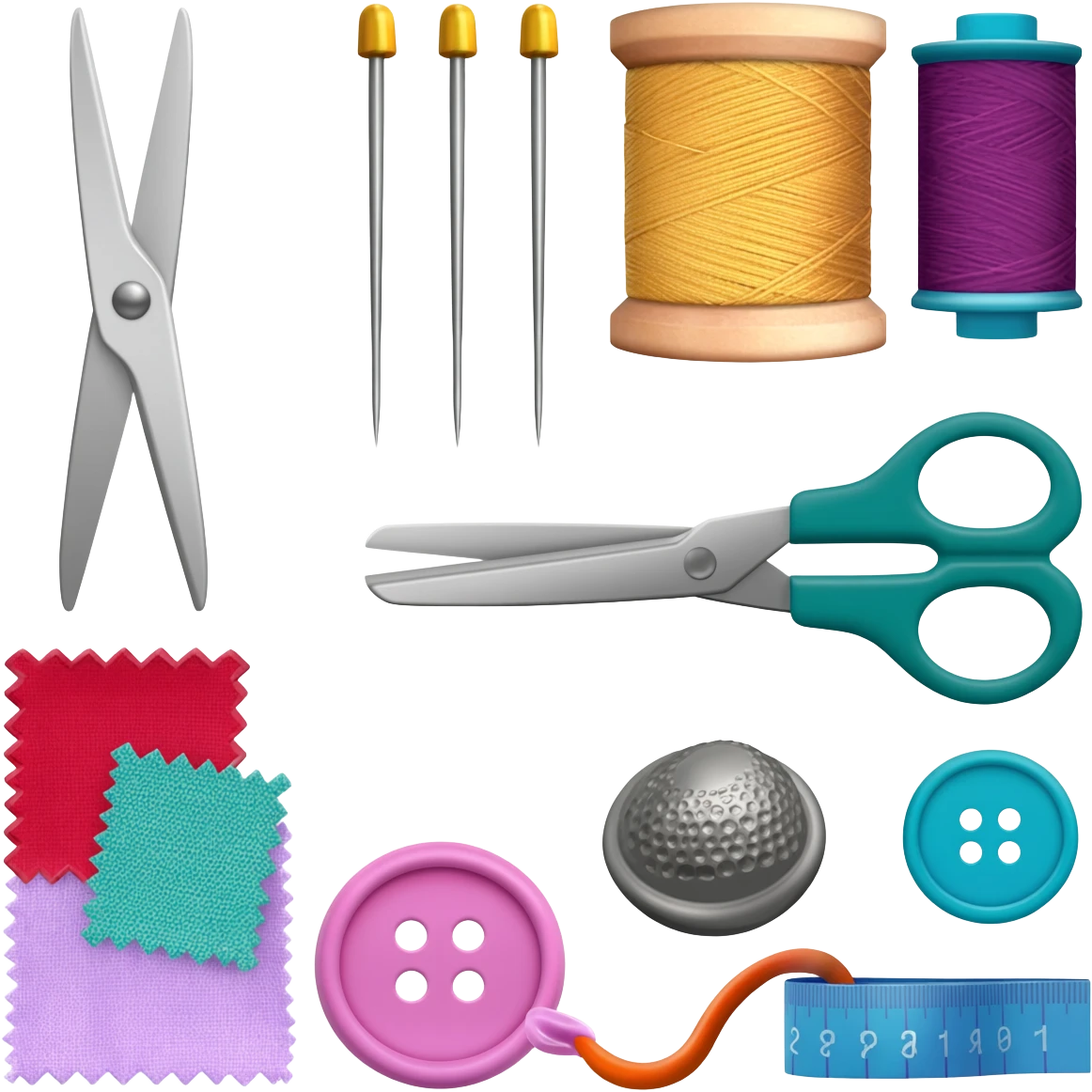 sewing items emoji