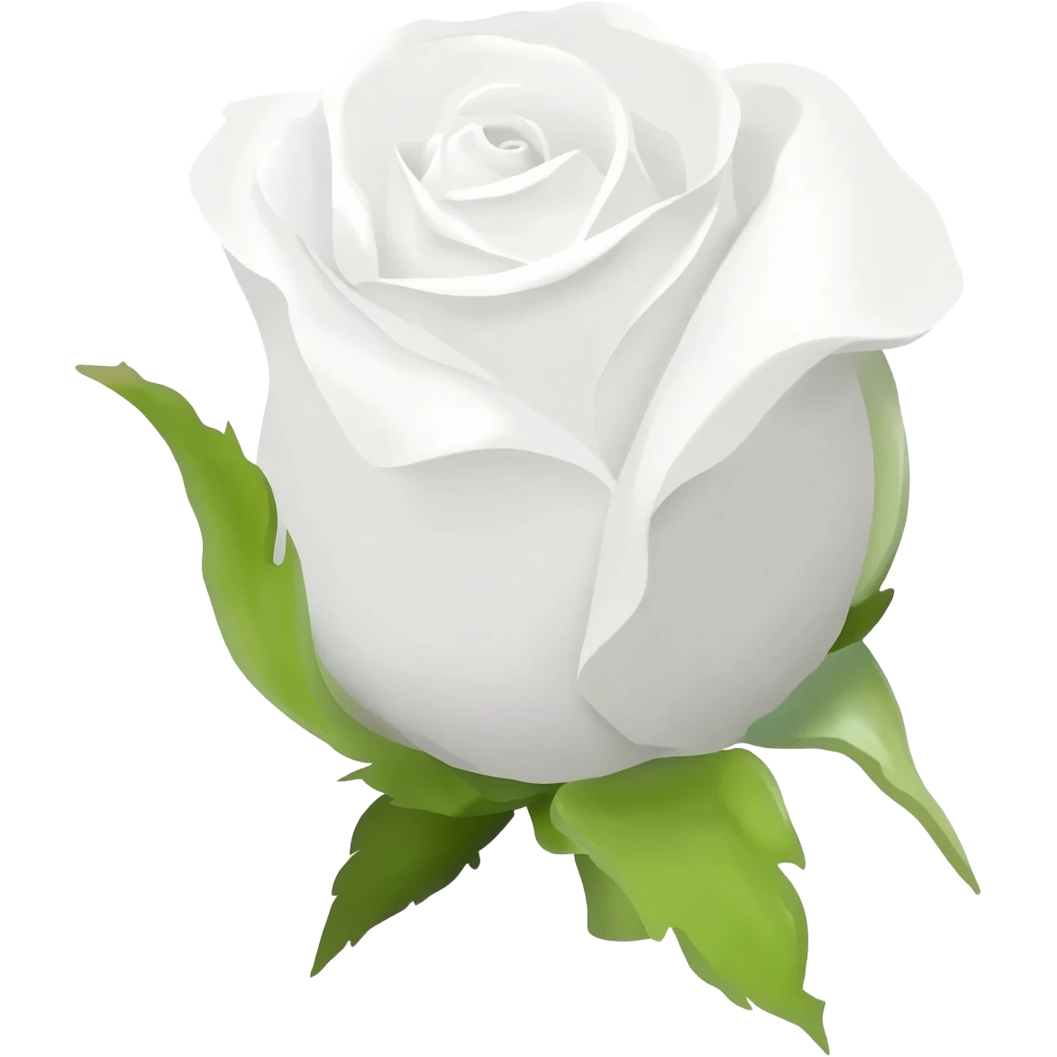 White rose emoji