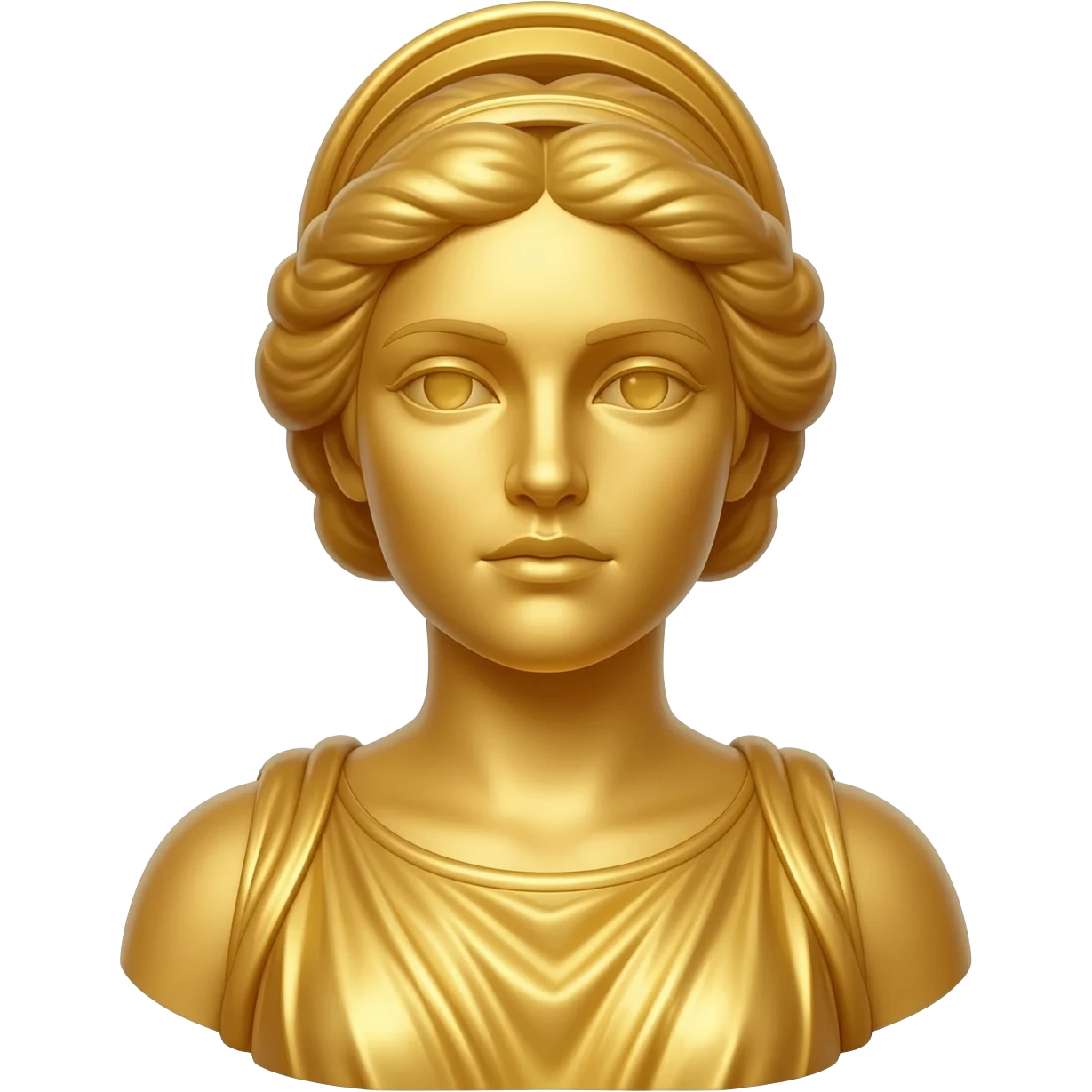 golden statue of greek goddess Aphrodite emoji