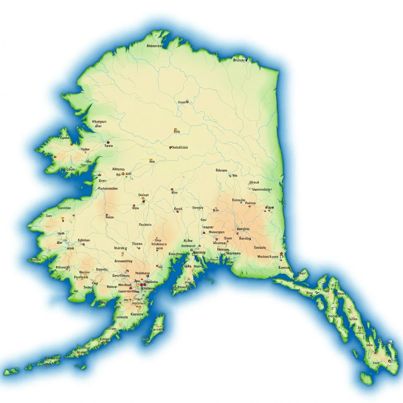 Alaska state united states map emoji