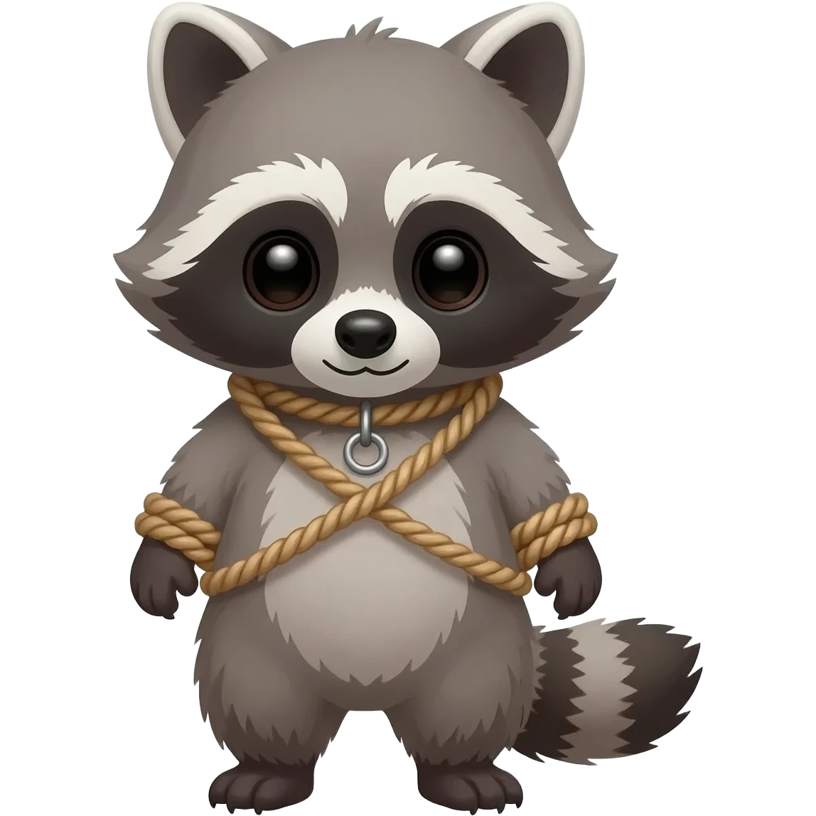 Cute Racoon BDSM emoji