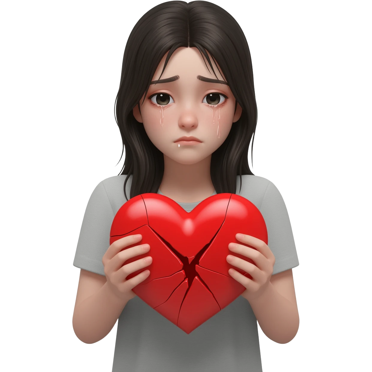 Heartbreak girl emoji