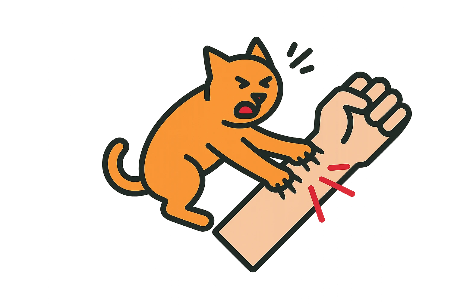 cat attack emoji
