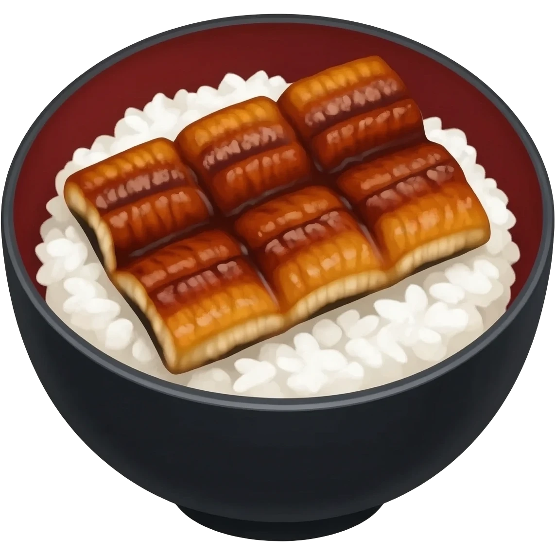 Nagoya-style grilled eel rice emoji