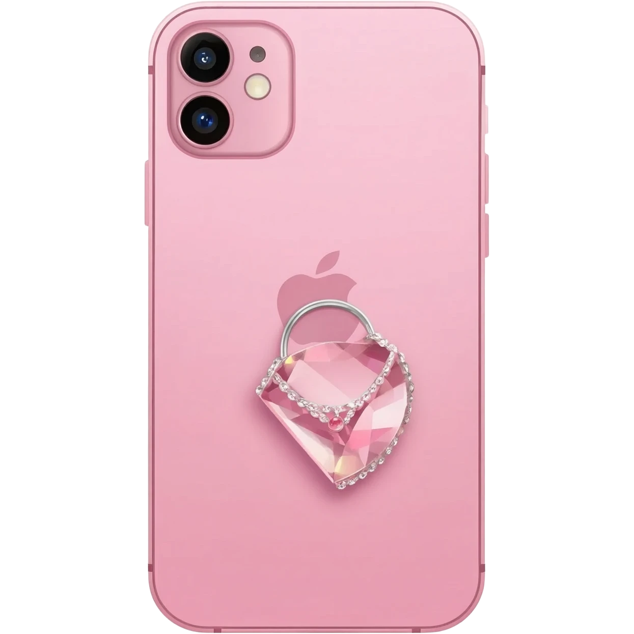 highlight my message with a pink phone that has a phone charm attached emoji