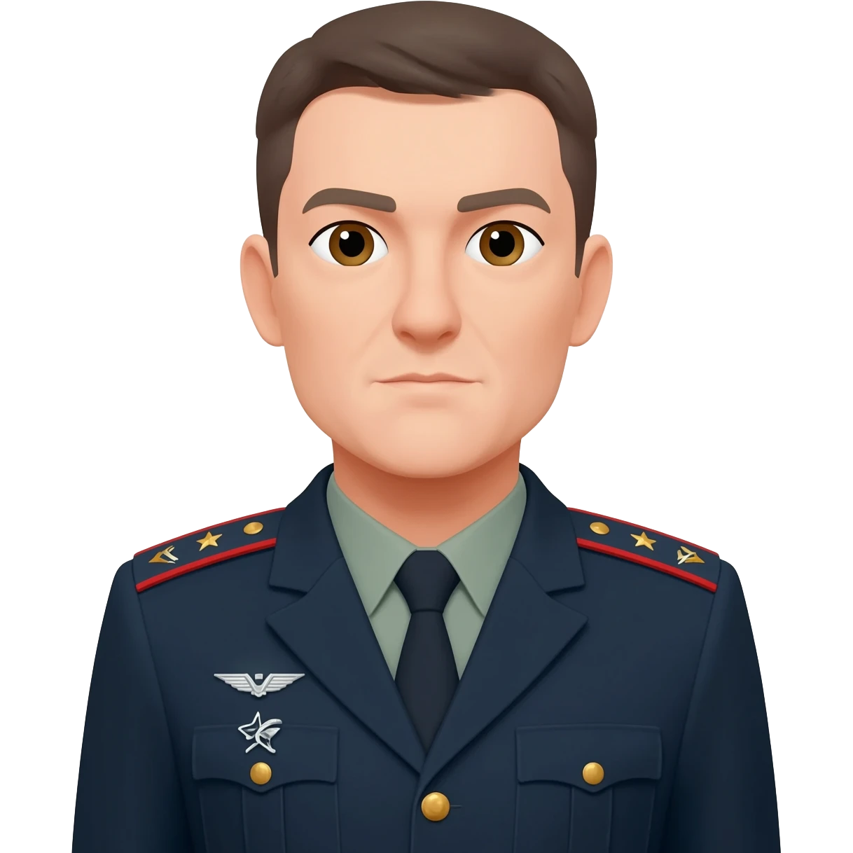 General 3 stars emoji