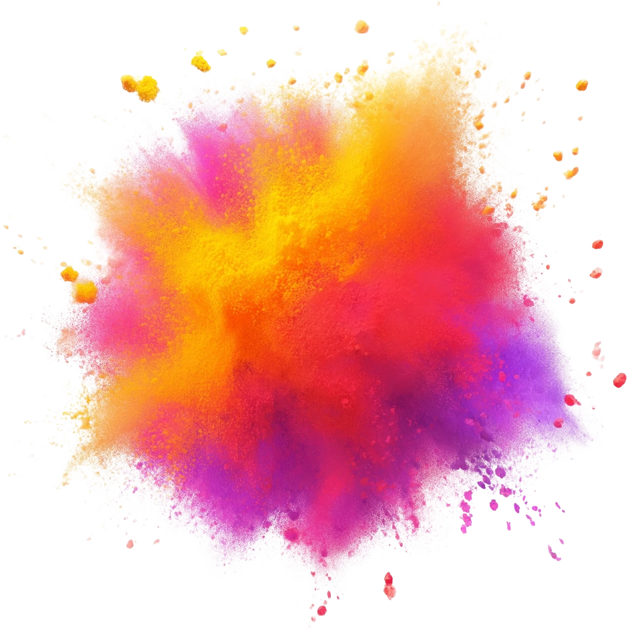 Holi stickers from picture emoji