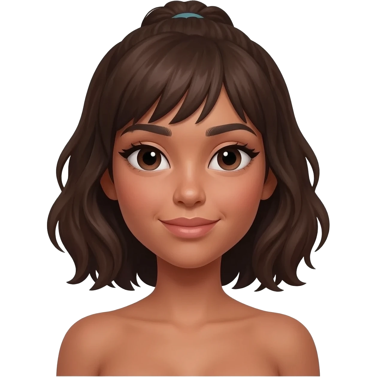 Nude busty dancing girl emoji