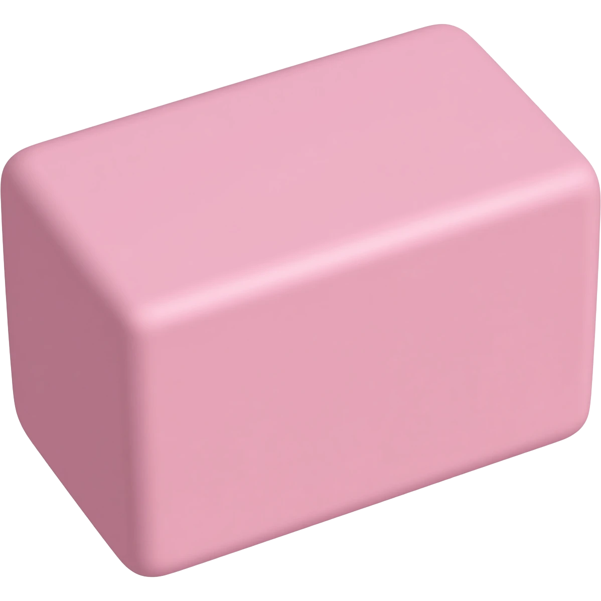 pastel pink yoga block emoji