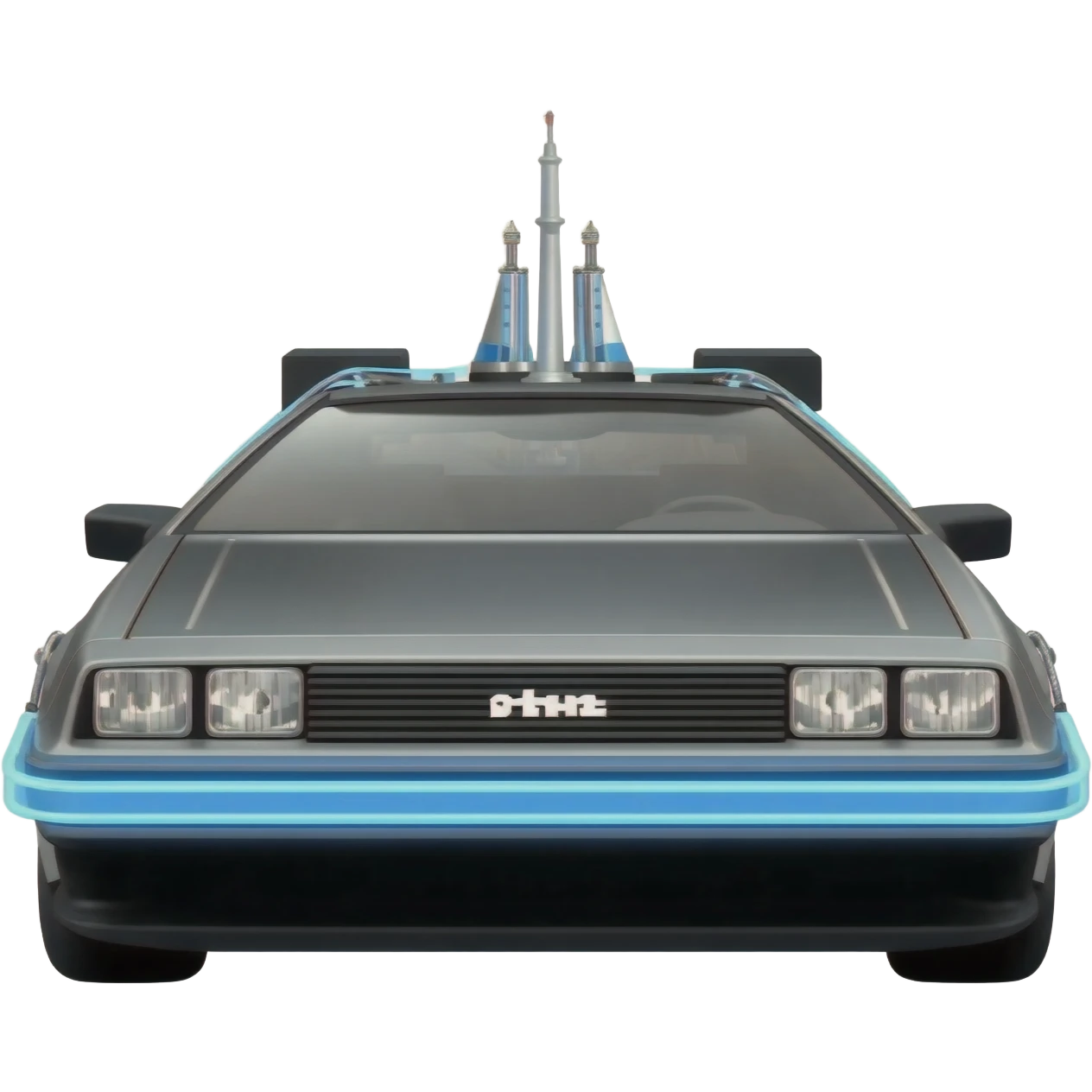 DeLorean Time Machine from Back to the Future emoji