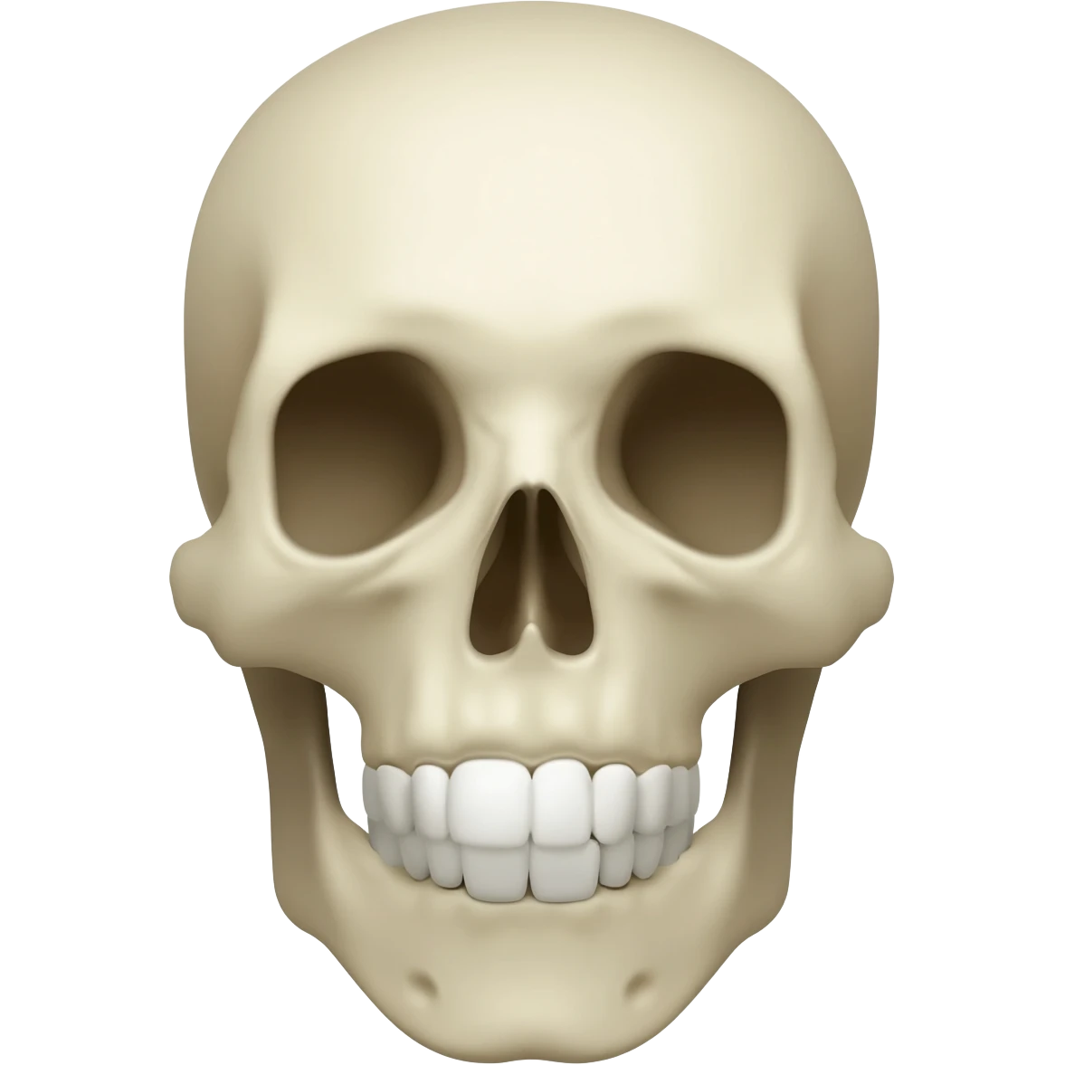 A surprise skeleton head emoji