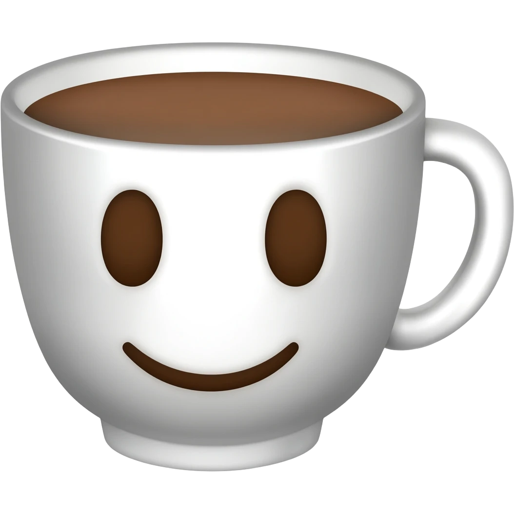 Coffee with emoji emoji