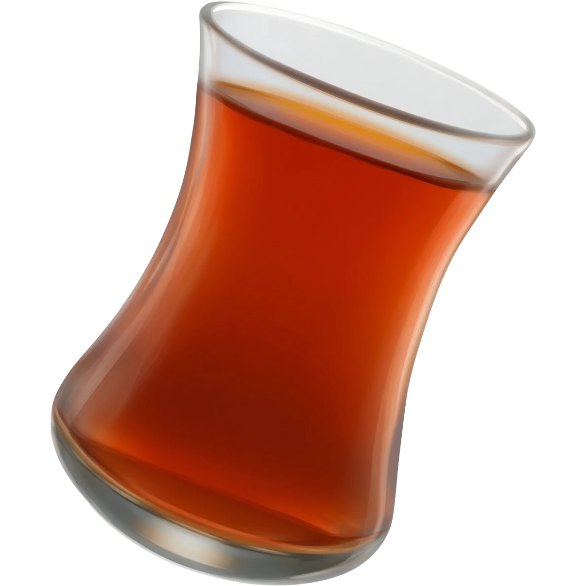 İnce belli çay bardağı emoji