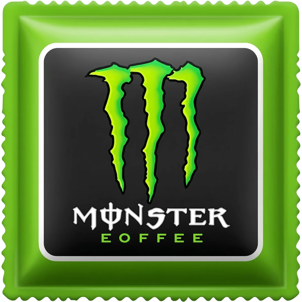 Monster Energy's coffee packet emoji