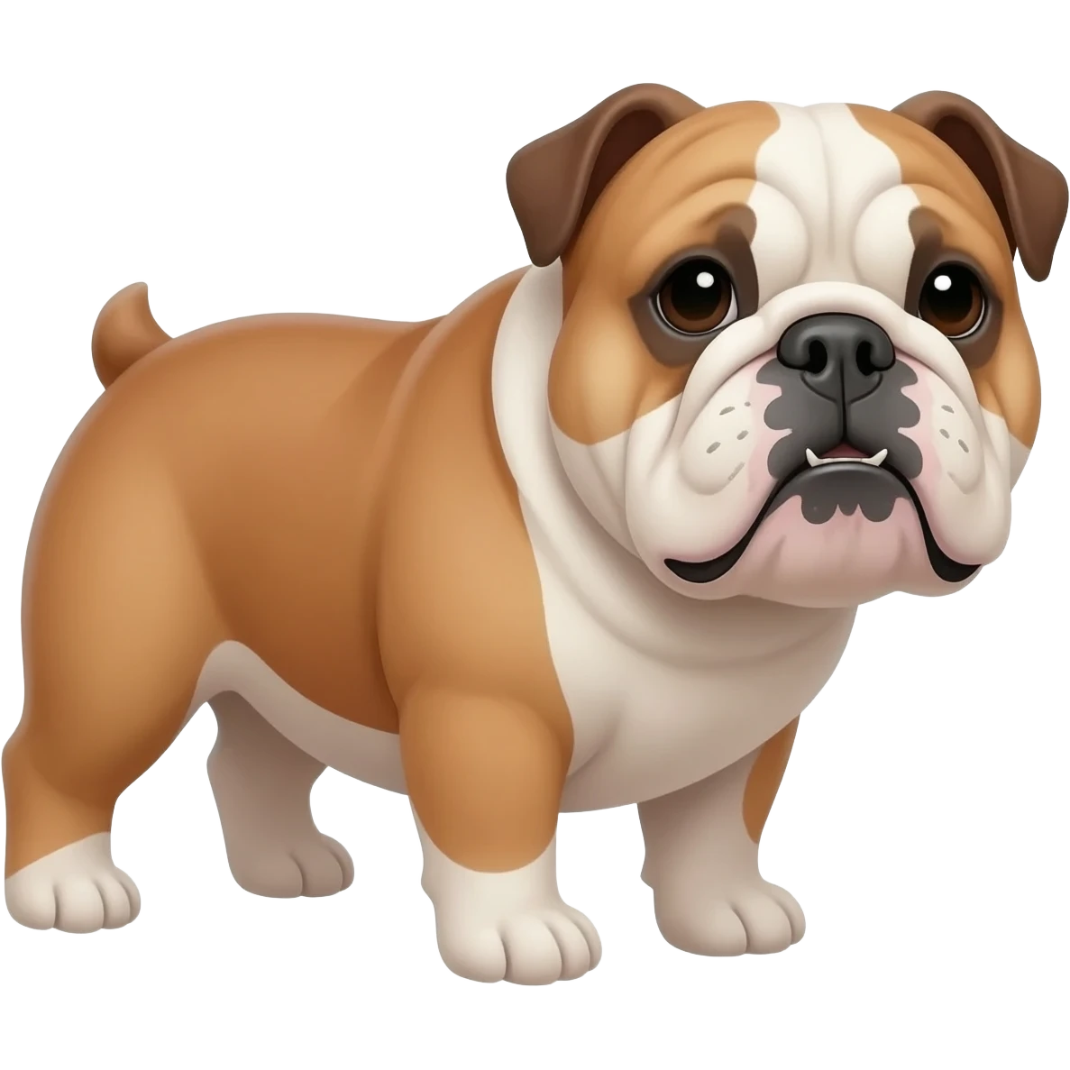 Bulledogue english dog emoji