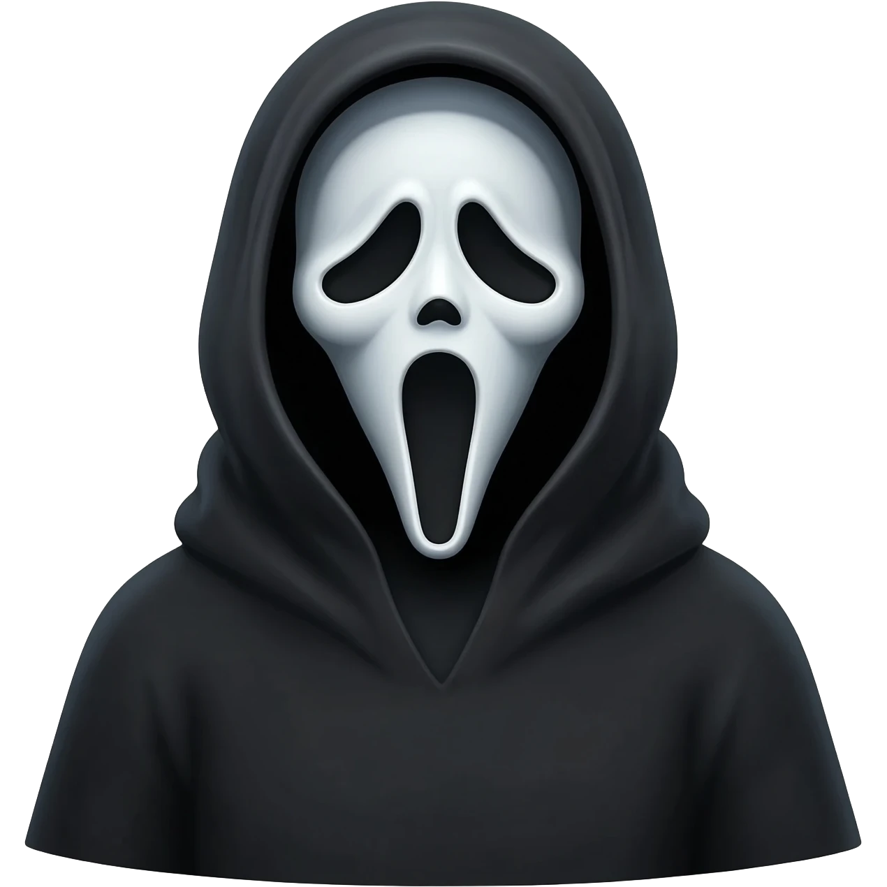 I want an emoji to add in my iPhone keyboard from ghostface, just the mask emoji