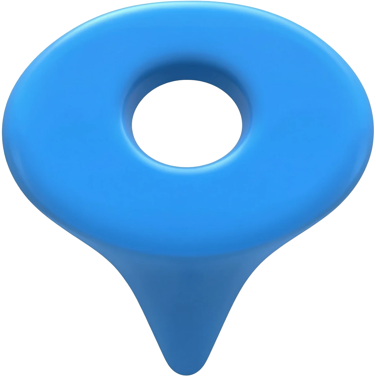 pin location blue emoji