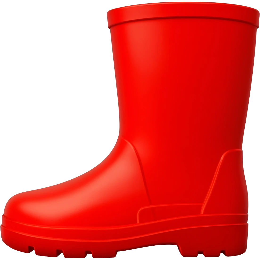 red gumboot emoji
