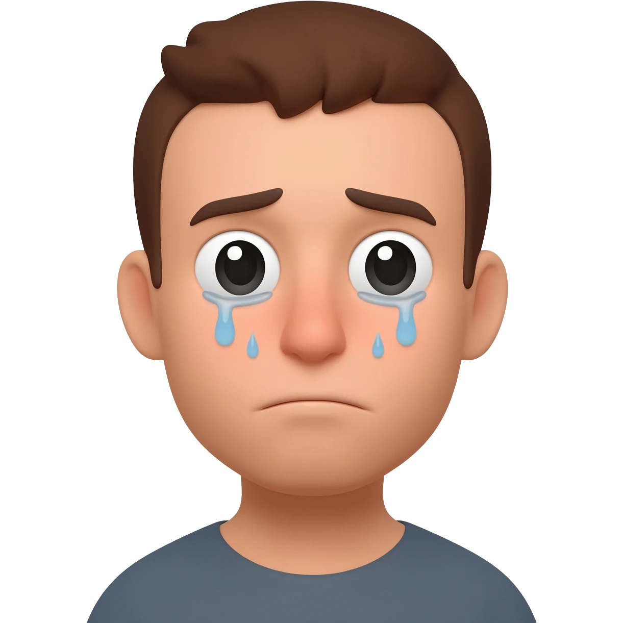 Fais un émoji qui pleure emoji