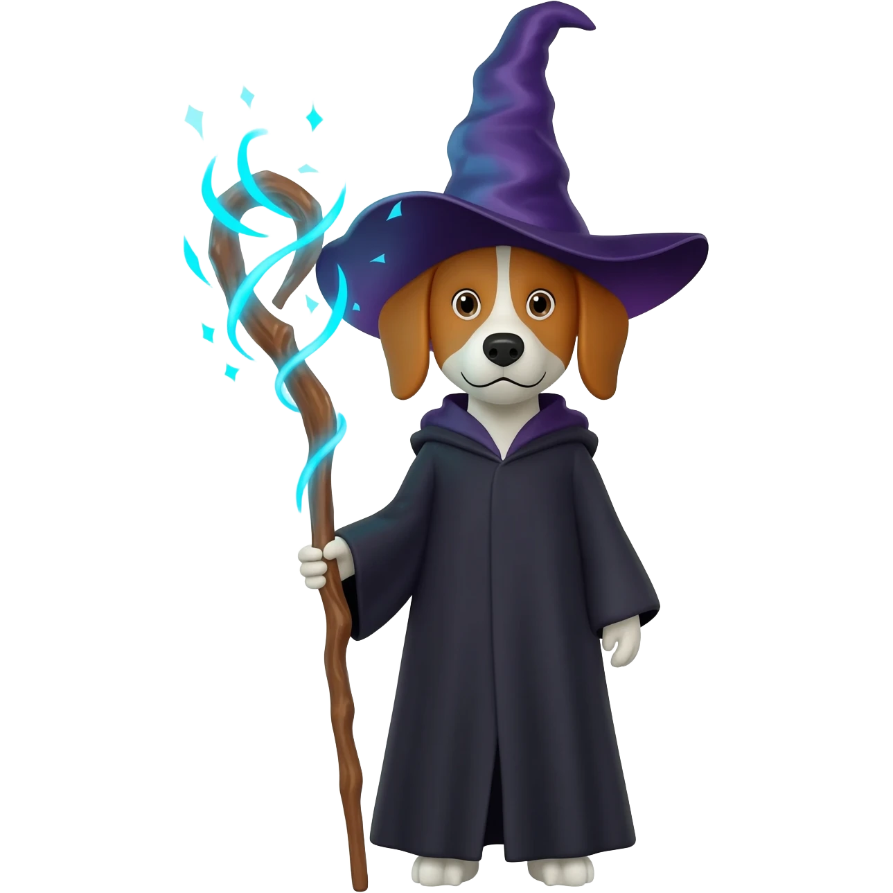 Dog wizard emoji