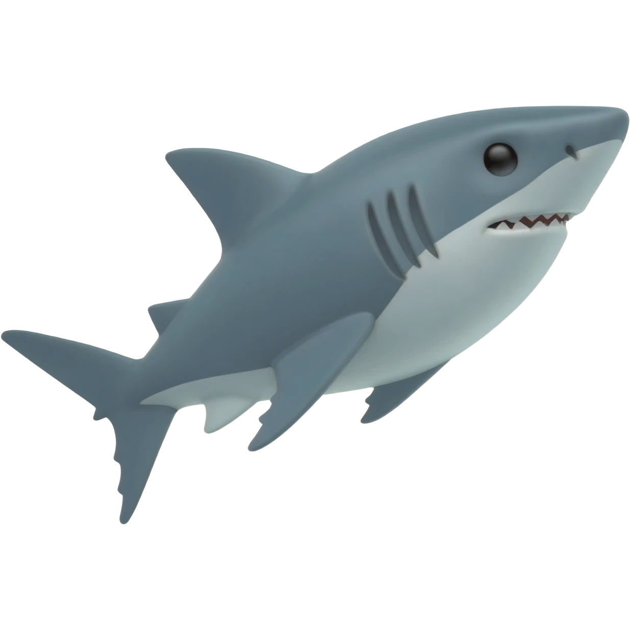Un requin en forme d'avion de chasse emoji