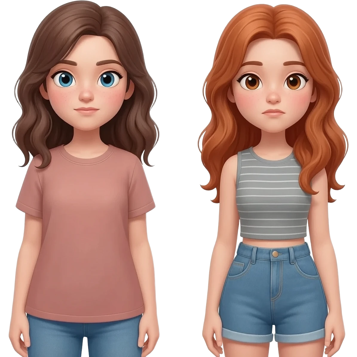 a girl brought an unattractive girlfriend emoji