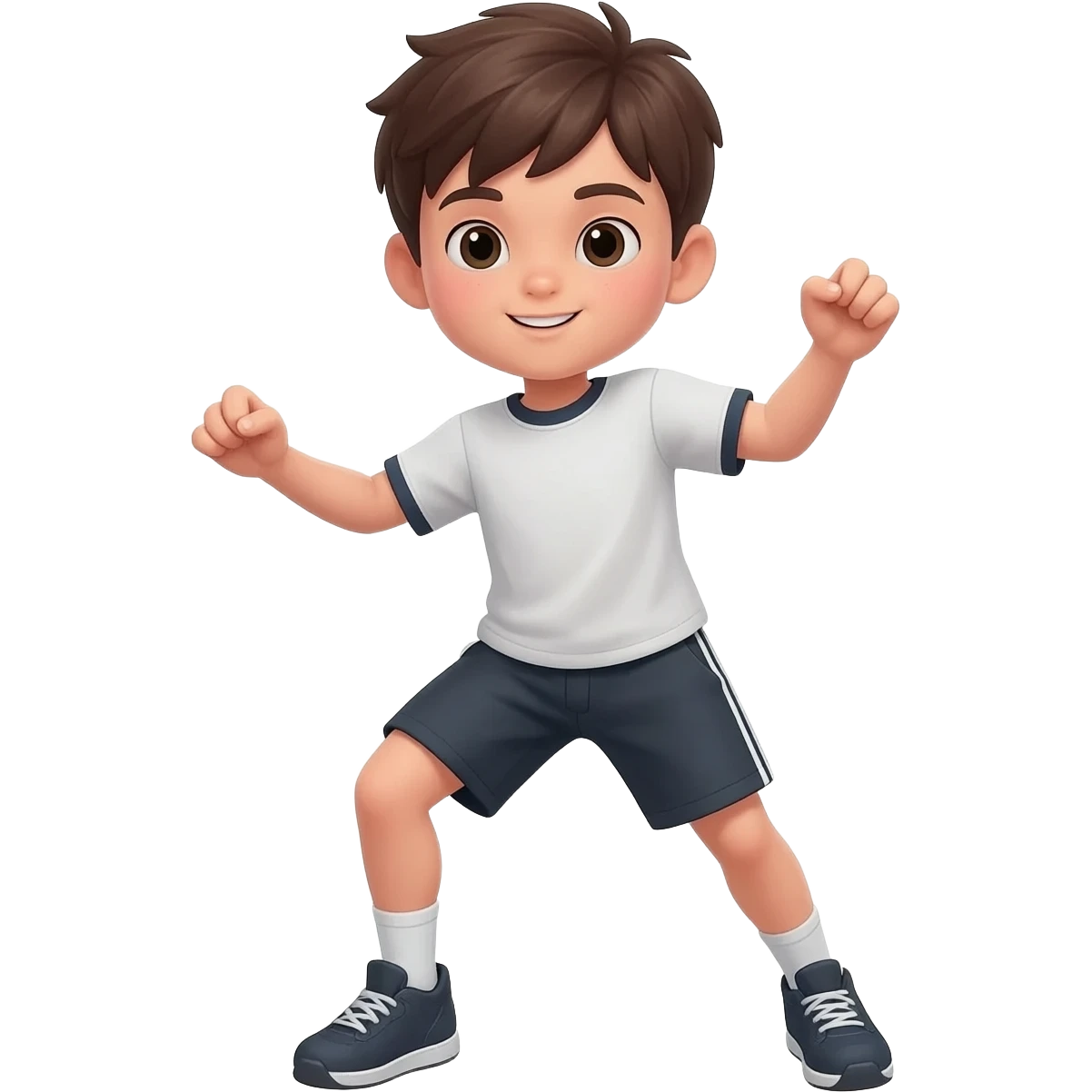 Boy gym dancing emoji