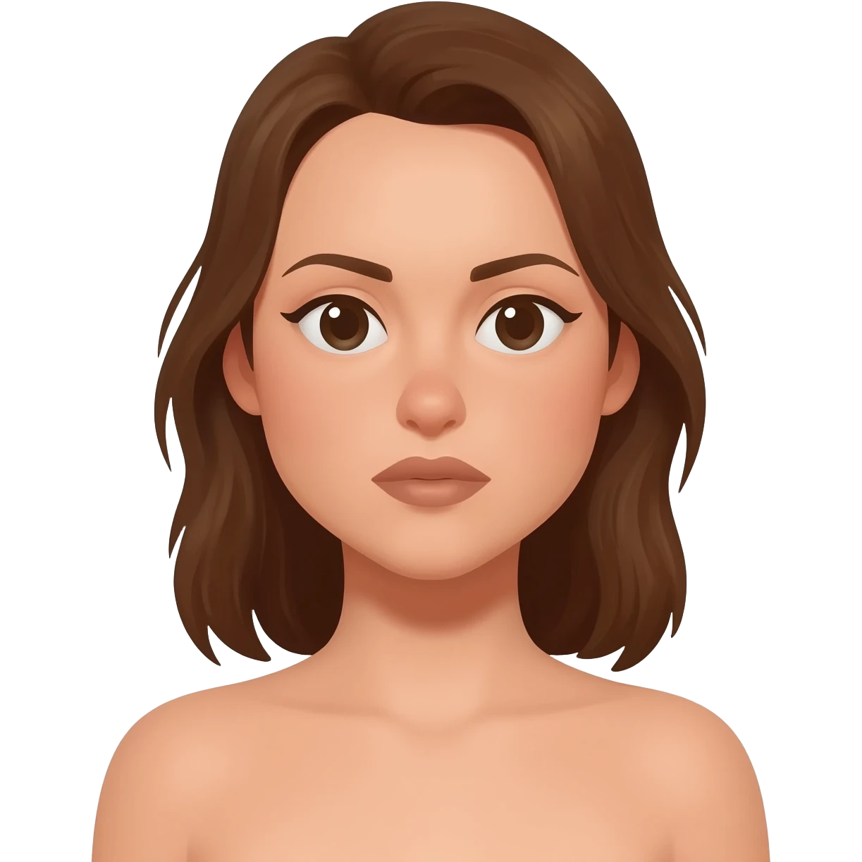 nude woman emoji